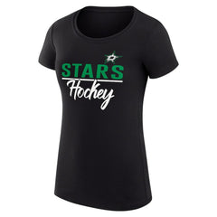 Dallas Stars G-III 4Her by Carl Banks Women's Super-Slim Fit Lightweight Team Sport T-Shirt - NHL T-shirts