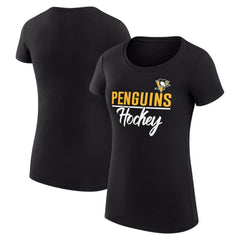 Pittsburgh Penguins G-III 4Her by Carl Banks Women's Super-Slim Fit Lightweight Team Sport T-Shirt - NHL T-shirts