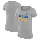 Buffalo Sabres G-III 4Her by Carl Banks Women's Super-Slim Fit Lightweight Team Sport T-Shirt - NHL T-shirts