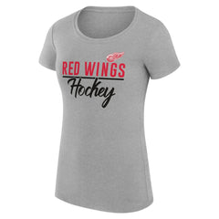 Detroit Red Wings G-III 4Her by Carl Banks Women's Super-Slim Fit Lightweight Team Sport T-Shirt - NHL T-shirts