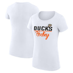 Anaheim Ducks G-III 4Her by Carl Banks Women's Super-Slim Fit Lightweight Team Sport T-Shirt - NHL T-shirts