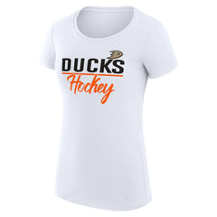 Anaheim Ducks G-III 4Her by Carl Banks Women's Super-Slim Fit Lightweight Team Sport T-Shirt - NHL T-shirts