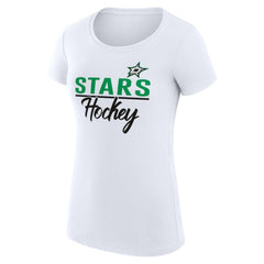 Dallas Stars G-III 4Her by Carl Banks Women's Super-Slim Fit Lightweight Team Sport T-Shirt - NHL T-shirts