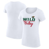 Minnesota Wild G-III 4Her by Carl Banks Women's Super-Slim Fit Lightweight Team Sport T-Shirt - NHL T-shirts