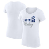 Tampa Bay Lightning G-III 4Her by Carl Banks Women's Super-Slim Fit Lightweight Team Sport T-Shirt - NHL T-shirts