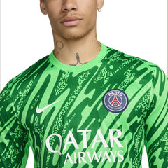 Paris Saint-Germain 2024/25 Goalkeeper Replica Stadium Long Sleeve Jersey