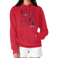 Montreal Canadiens G-III 4Her by Carl Banks Women's Hockey Love Fleece Pullover Hoodie - NHL Hoodies