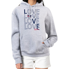 Columbus Blue Jackets G-III 4Her by Carl Banks Women's Hockey Love Fleece Pullover Hoodie - NHL Hoodies