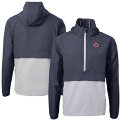 Chicago Bears Cutter & Buck Charter Eco Recycled Anorak Half-Zip Jacket | NFL Discount