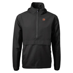 Cincinnati Bengals Cutter & Buck Charter Eco Recycled Anorak Half-Zip Jacket | NFL On sale