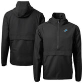 Detroit Lions Cutter & Buck Charter Eco Recycled Anorak Half-Zip Jacket | NFL Online