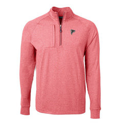 Atlanta Falcons Cutter & Buck Adapt Eco Knit Quarter-Zip Pullover Top | NFL Hot