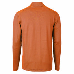 Denver Broncos Cutter & Buck Virtue Eco Pique Micro Stripe Recycled Quarter-Zip Pullover Top | NFL Hot