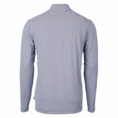 Detroit Lions Cutter & Buck Virtue Eco Pique Micro Stripe Recycled Quarter-Zip Pullover Top | NFL US