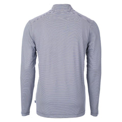 Green Bay Packers Cutter & Buck Virtue Eco Pique Micro Stripe Recycled Quarter-Zip Pullover Top | NFL Sale