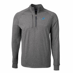 Detroit Lions Cutter & Buck Adapt Eco Knit Quarter-Zip Pullover Top | NFL US