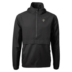 New Orleans Saints Cutter & Buck Charter Eco Recycled Anorak Half-Zip Jacket | NFL Outlet