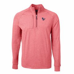 Houston Texans Cutter & Buck Adapt Eco Knit Quarter-Zip Pullover Top | NFL On sale