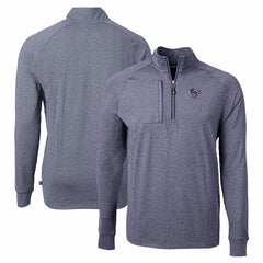 Houston Texans Cutter & Buck Adapt Eco Knit Quarter-Zip Pullover Top | NFL Discount