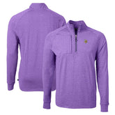 Minnesota Vikings Cutter & Buck Adapt Eco Knit Quarter-Zip Pullover Top | NFL Sale