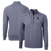 Minnesota Vikings Cutter & Buck Adapt Eco Knit Quarter-Zip Pullover Top | NFL Online