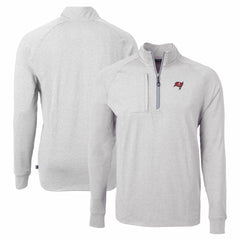 Tampa Bay Buccaneers Cutter & Buck Adapt Eco Knit Quarter-Zip Pullover Top | NFL On sale
