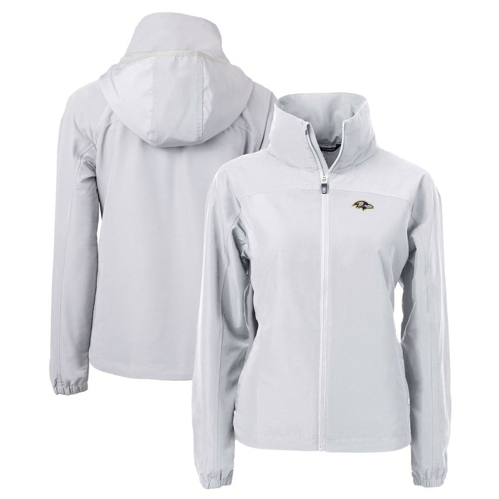 Baltimore Ravens Cutter & Buck Women's Charter Eco Recycled Full-Zip Jacket | NFL Hot
