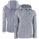 Detroit Lions Cutter & Buck Women's Evoke Eco Softshell Recycled Full-Zip Hooded Jacket | NFL Near me