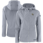 New Orleans Saints Cutter & Buck Women's Evoke Eco Softshell Recycled Full-Zip Hooded Jacket | NFL Hot