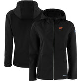 Washington Commanders Cutter & Buck Women's Evoke Eco Softshell Recycled Full-Zip Hooded Jacket | NFL Hot