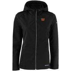 Washington Commanders Cutter & Buck Women's Evoke Eco Softshell Recycled Full-Zip Hooded Jacket | NFL Hot