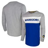 Heather Gray Golden State Warriors Unisex Loge Long Sleeve T-Shirt sale | NBA