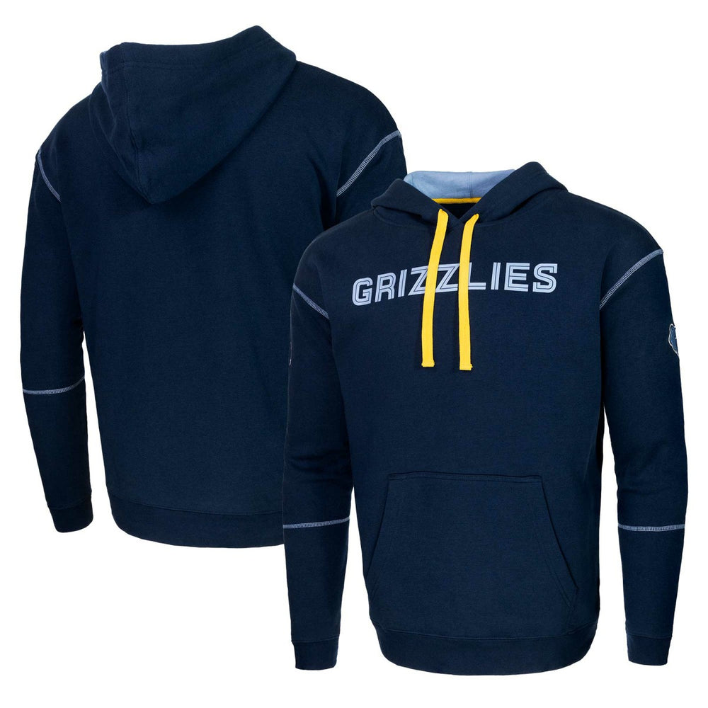 Navy Memphis Grizzlies Stadium Essentials Monument Pullover Hoodie | NBA