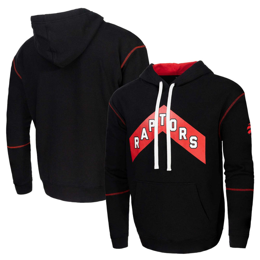Black Toronto Raptors Stadium Essentials Monument Pullover Hoodie | NBA
