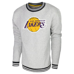 Heather Gray Los Angeles Lakers Stadium Essentials Club Level Pullover Sweatshirt | NBA