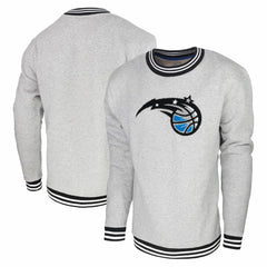 Heather Gray Orlando Magic Stadium Essentials Club Level Pullover Sweatshirt | NBA