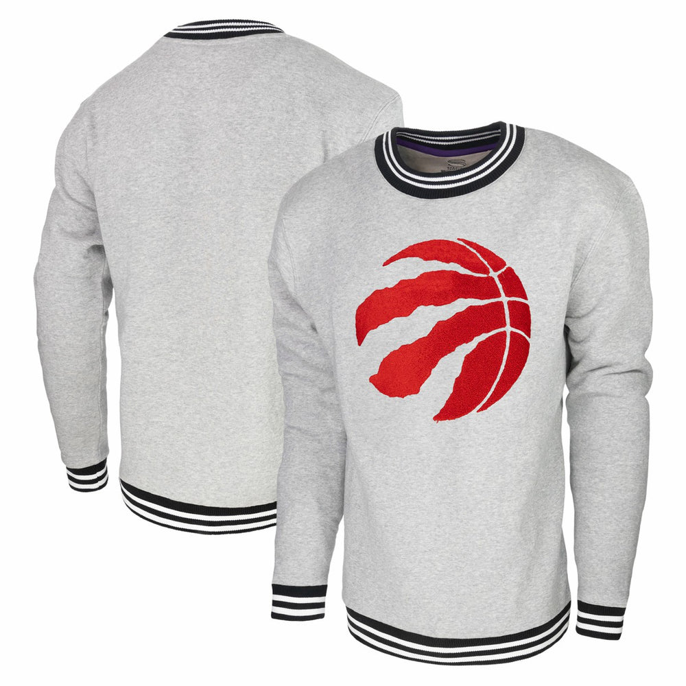 Heather Gray Toronto Raptors Stadium Essentials Club Level Pullover Sweatshirt | NBA