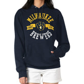 Milwaukee Brewers G-III 4Her by Carl Banks Women's City Graphic Pullover Hoodie - MLB Hoodies