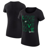 Dallas Stars G-III 4Her by Carl Banks Women's Super-Slim Fit Lightweight Hockey Love T-Shirt - NHL T-shirts
