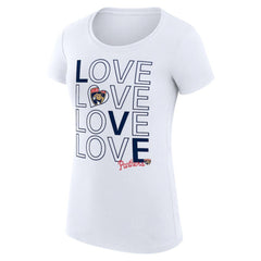 Florida Panthers G-III 4Her by Carl Banks Women's Super-Slim Fit Lightweight Hockey Love T-Shirt - NHL T-shirts
