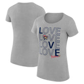 Florida Panthers G-III 4Her by Carl Banks Women's Super-Slim Fit Lightweight Hockey Love T-Shirt - NHL T-shirts