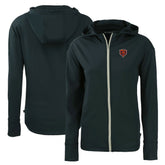 Chicago Bears Cutter & Buck Women's Throwback Daybreak Eco Recycled Half-Zip Hoodie | NFL Hot