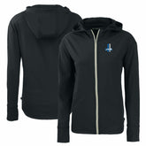 Detroit Lions Cutter & Buck Women's Throwback Daybreak Eco Recycled Half-Zip Hoodie | NFL Near me