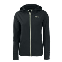 New York Jets Cutter & Buck Women's Throwback Daybreak Eco Recycled Half-Zip Hoodie | NFL Discount