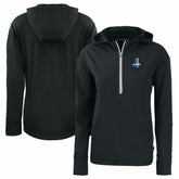 Detroit Lions Cutter & Buck Women's Throwback Daybreak Eco Recycled Half-Zip Hoodie | NFL On sale