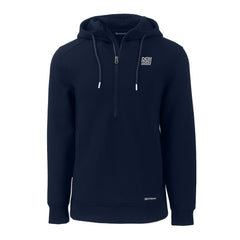 New York Giants Cutter & Buck Throwback Roam Eco Half-Zip Recycled Pullover Hoodie | NFL Outlet