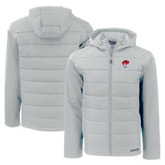 Buffalo Bills Cutter & Buck Throwback Evoke Hybrid Eco Softshell Recycled Full-Zip Hoodie Jacket | NFL On sale