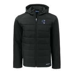 Indianapolis Colts Cutter & Buck Throwback Evoke Hybrid Eco Softshell Recycled Full-Zip Hoodie Jacket | NFL Sale