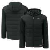 New York Jets Cutter & Buck Throwback Evoke Hybrid Eco Softshell Recycled Full-Zip Hoodie Jacket | NFL Hot