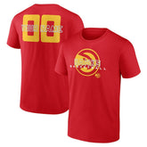 Red Atlanta Hawks Stellar Personalized Name & Number T-Shirt | NBA